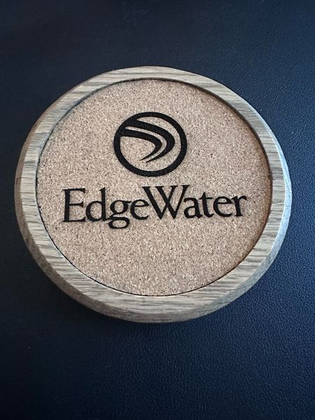 Custom coaster with bottle opener