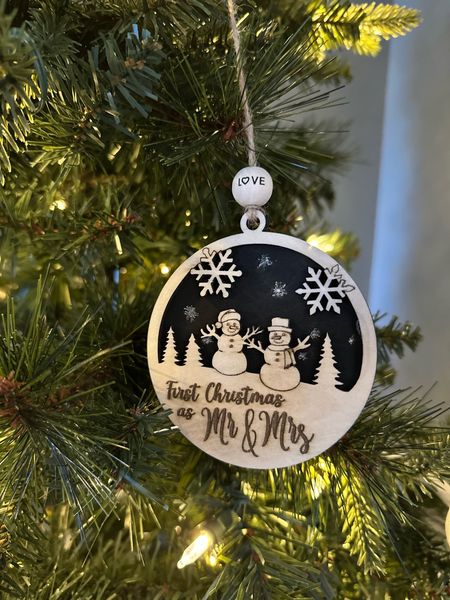 First Christmas As…. Ornament