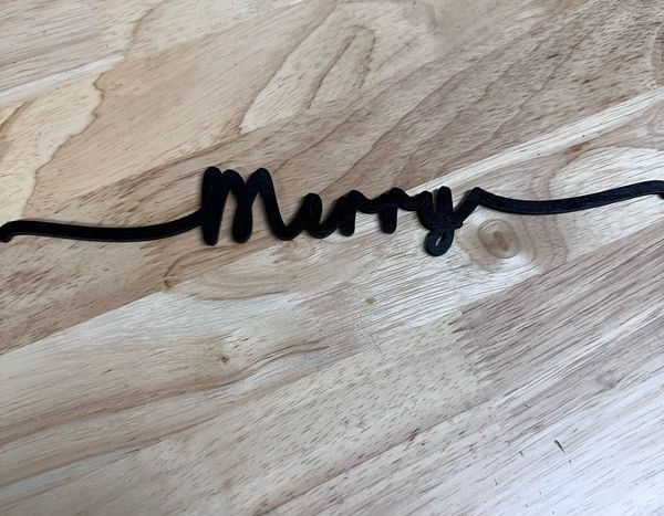 Merry place setting (Made to order)