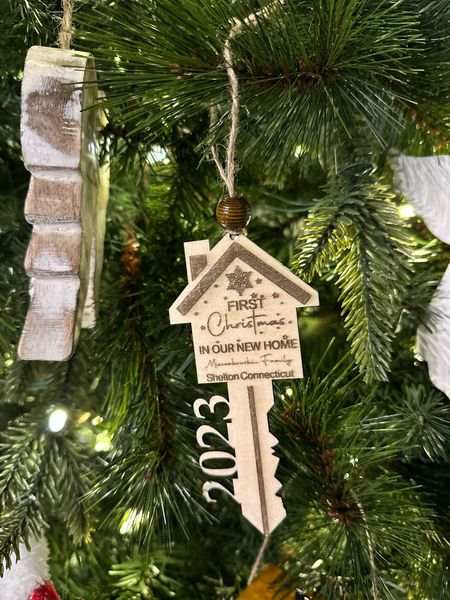Personalized First Home Ornament