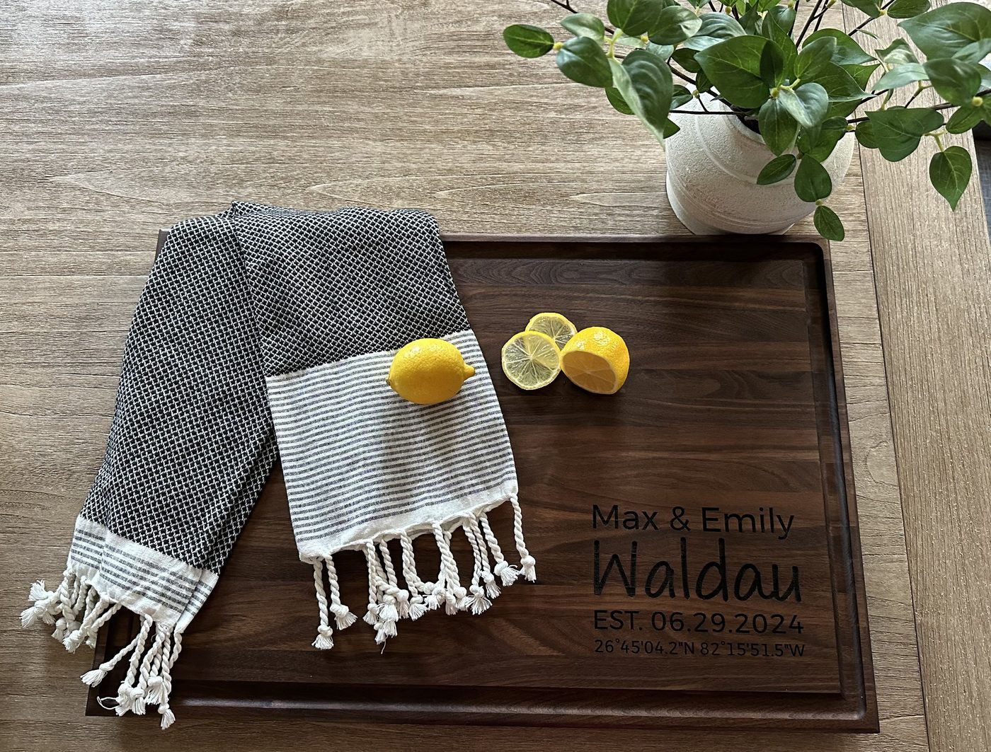 Walnut cutting board