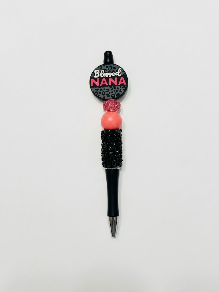 Blessed Nana handmade beaded pen