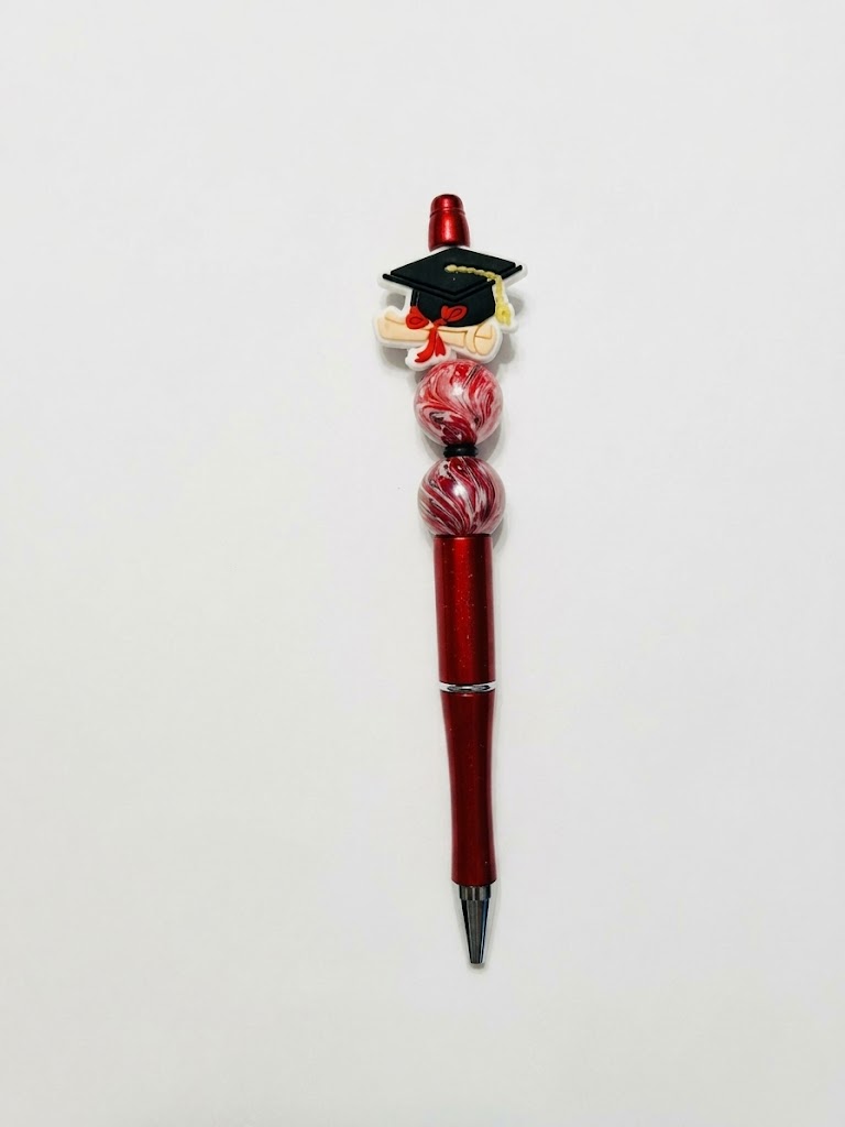 Cap and Diploma handmade beaded pen