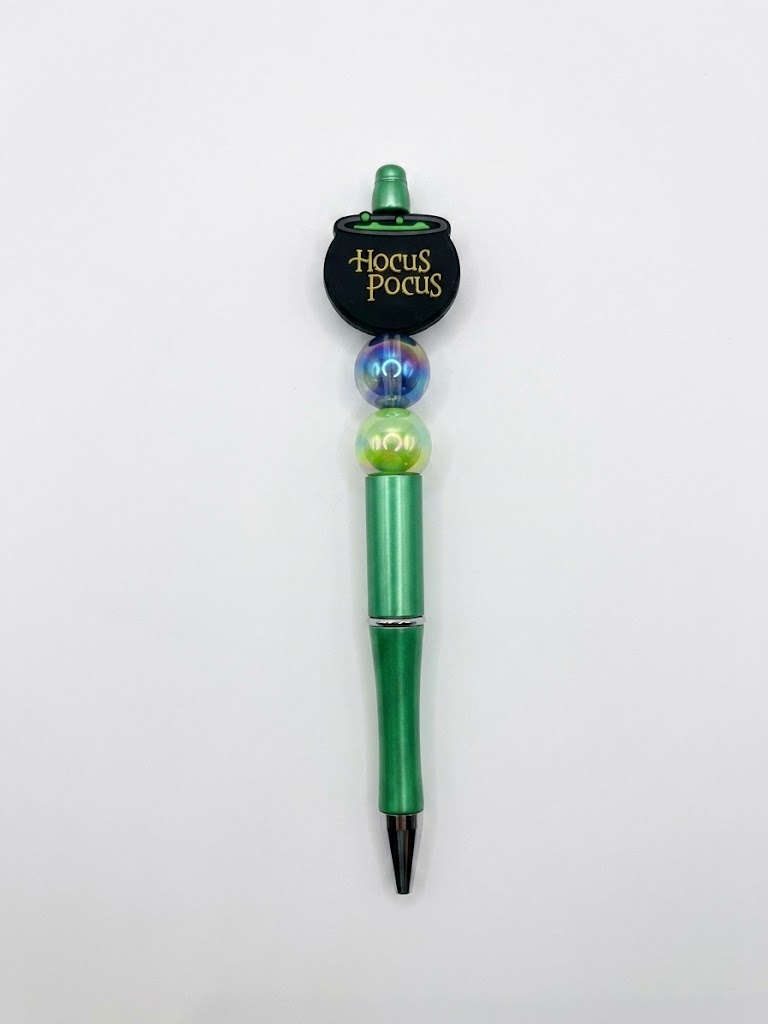 Cauldron Bubble handmade beaded pen