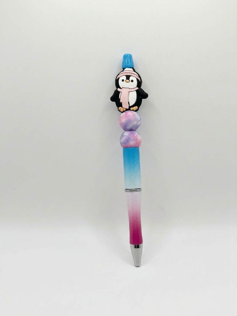 Chilly Waddle handmade beaded pen