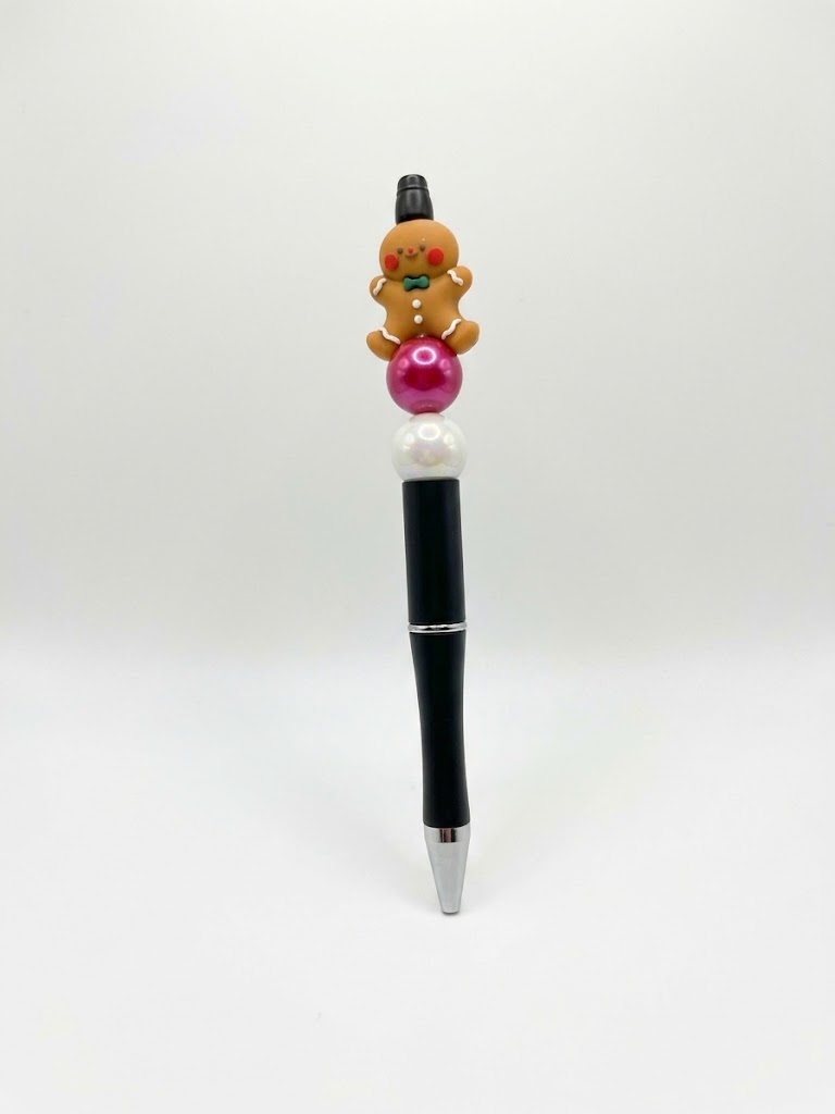 Dapper Ginger handmade beaded pen