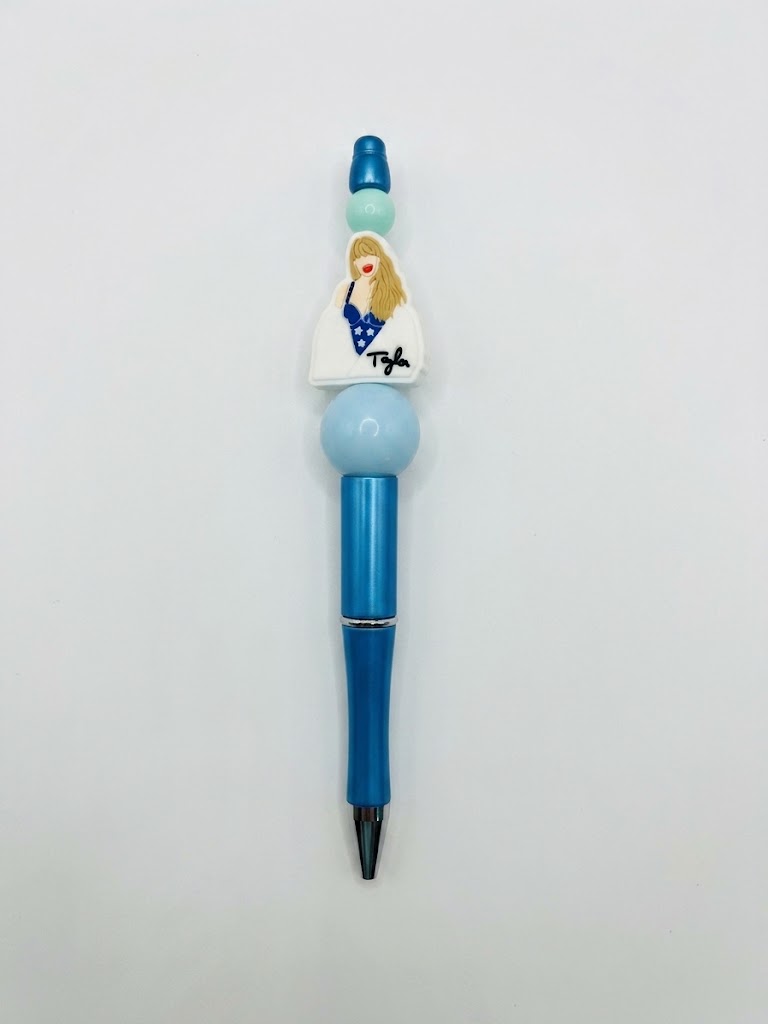 Electric Taylor handmade beaded pen