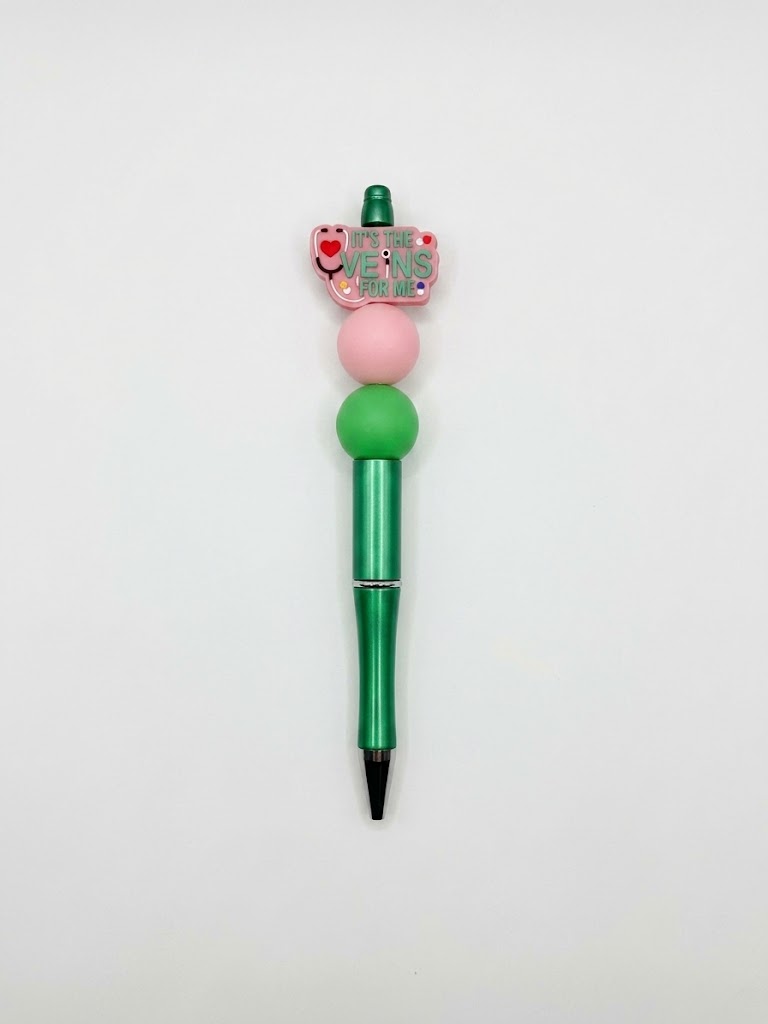 Nurse Life handmade beaded pen